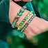 gui | Argent | Bracelet de perles de verre galaxie